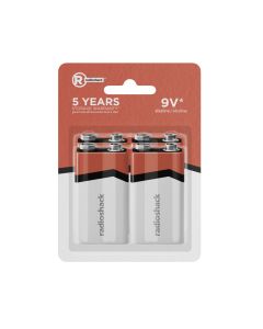 RadioShack 9V Alkaline Batteries 4 Pack 2302290