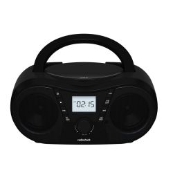RadioShack Portable CD Player Boombox, Bluetooth, FM Radio, USB & AUX, Remote Control 1402010