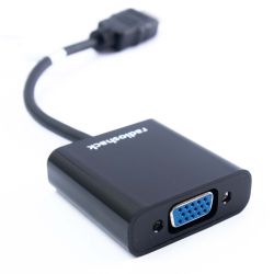 RadioShack HDMI to VGA Adapter 1503200 0.25 ft Black