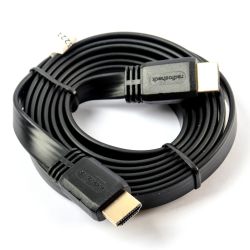 RadioShack HDMI 2.0 4K Flat Cable with Ethernet Male to Male - 2.7m 1503272 9 Feet