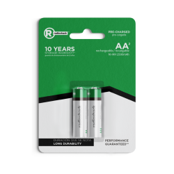 RadioShack AA Rechargeable Batteries 2 Pack 2300746