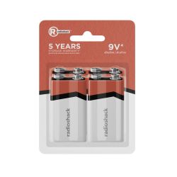 RadioShack 9V Alkaline Batteries 4 Pack 2302290