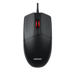 RadioShack Wired Design Mouse Black 2604810