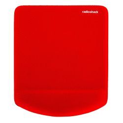 RadioShack Mouse Pad with Wrist Rest 2605085 Red
