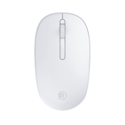RadioShack Wireless Mouse 1000 DPI, 3D Buttons, White, 2607143