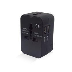RadioShack Universal Travel Adapter  2 USB 2733316