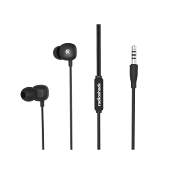 RadioShack Black Thin Stereo Headphones, 3.5mm Plug, 10mm Speakers 3304282 3304282