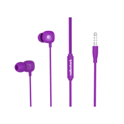 RadioShack Thin Stereo - Ultra-Slim Wired Stereo Headphones 3304287 Purple
