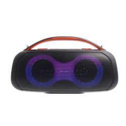 RadioShack 20W Black and Orange Wireless Speaker with RGB Lights 4001783