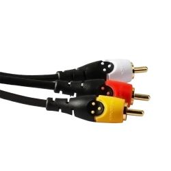 RadioShack 3RCA to 3RCA M - M Cable 4203213 9 ft
