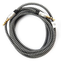 RadioShack 3.5mm Male to Male Braided Cable - 1.8m (6 Feet) 4203230