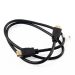 RadioShack HDMI 2.0 4K Round Cable with Ethernet Male to Male - 1.8m (6 Ft) 1503267