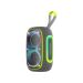 RadioShack Bluetooth Speaker, 30W, RGB Lights, Gray & Green, Wireless 4001781
